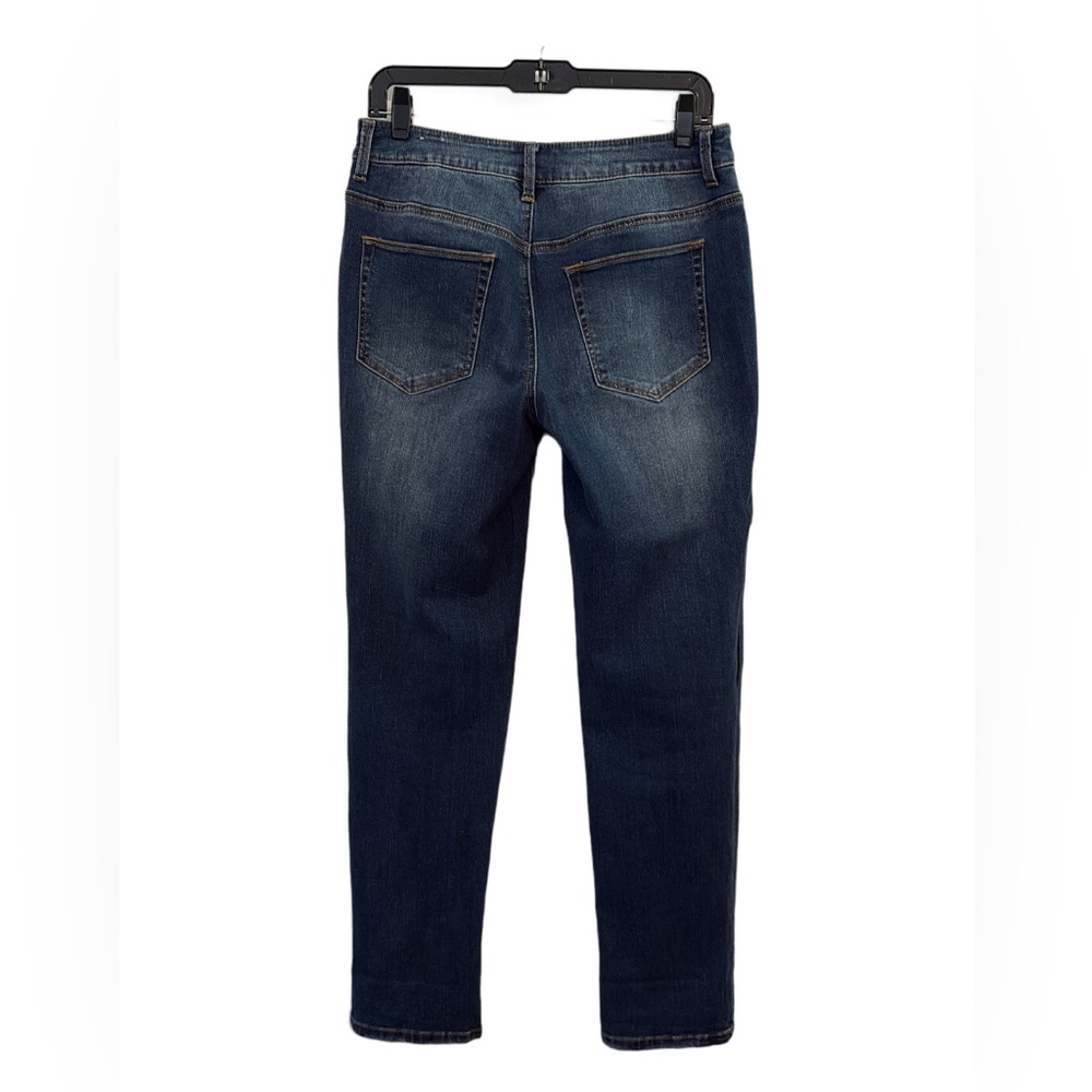 Chico’s The Platinum Distressed Boyfriend Jeans Chico’s 0 = 4 - Picture 6 of 9